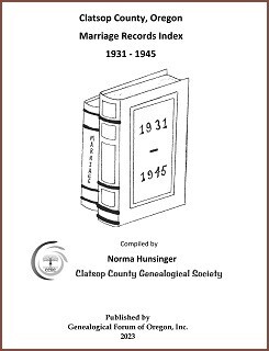 Clatsop County, Oregon Marriage Records Index, 1931-1945 (Vol 3 of 3), pp. 94