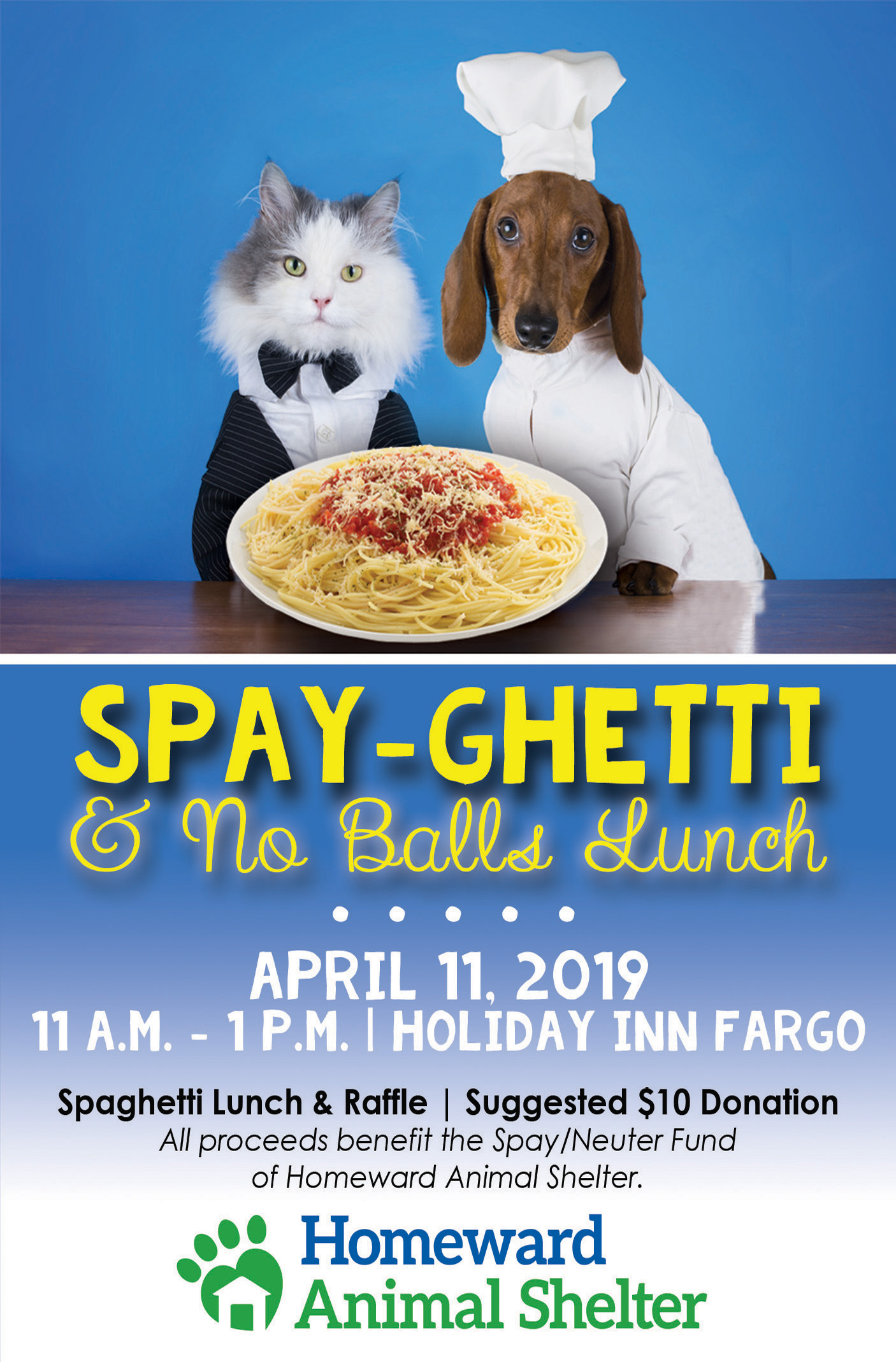 Spay-ghetti & No Balls Lunch