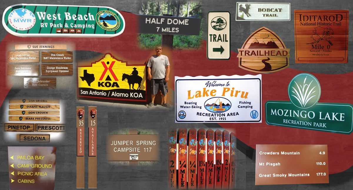 Trail and Campground Signs