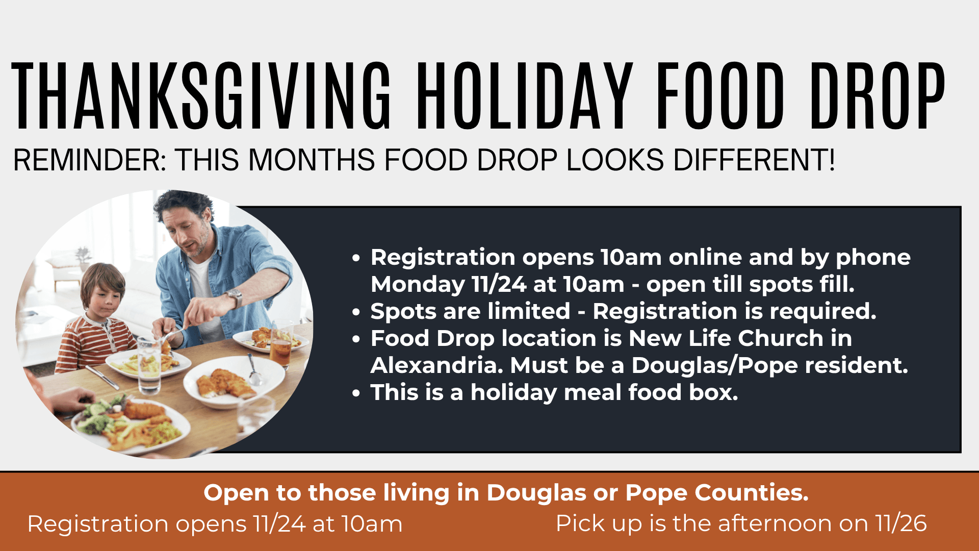 Food Drop Registration