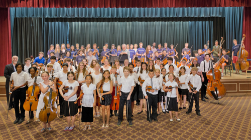 East End String Students to Rehearse in Open Orchestra Rehearsal Under the Baton of Maestro Itzhak Perlman (posted July 15, 2016)