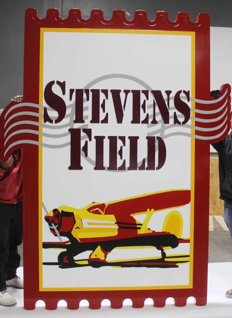 GA16510B - Carved Sign for Stevens Field