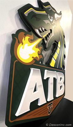 Layered Mascot Cutout example