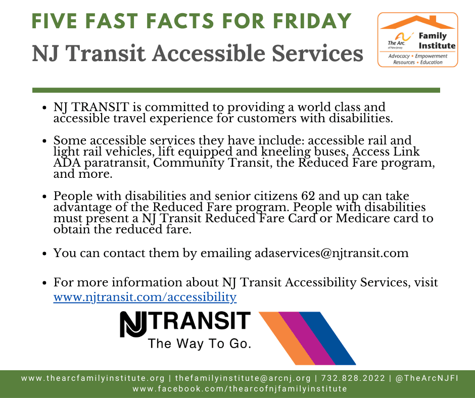 NJ Transit Accessible Services