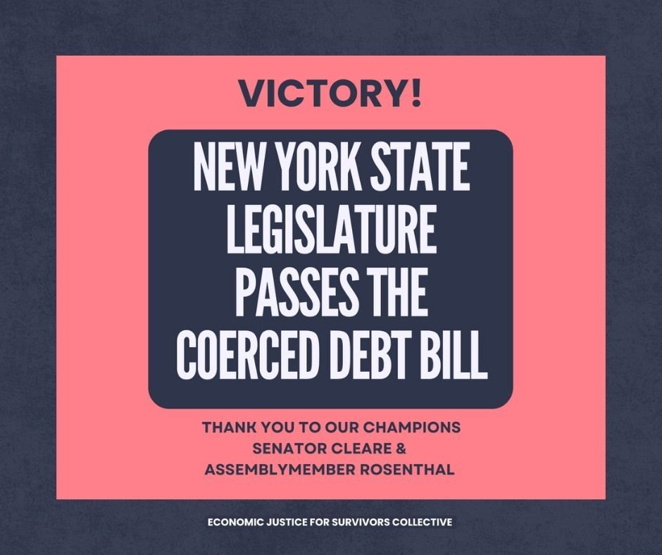 NYS Legislature Passes Coerced Debt Bill