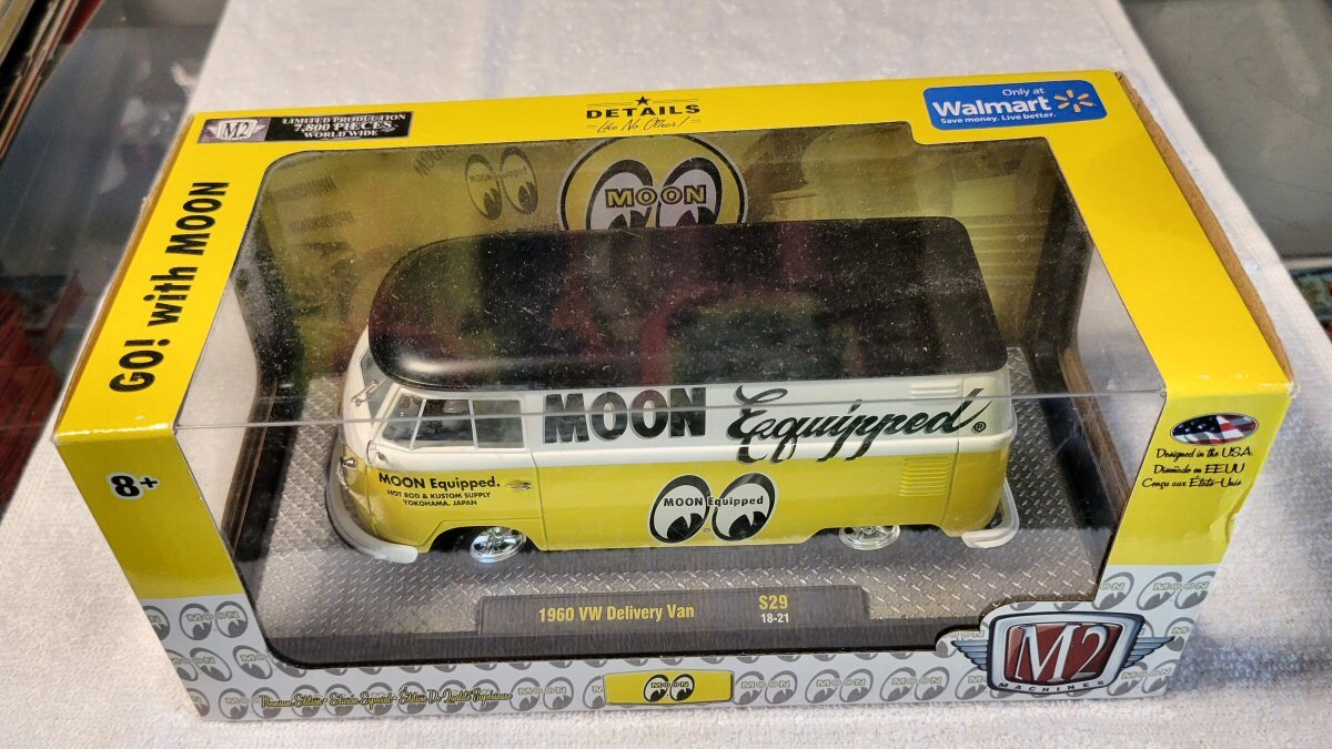 1960 Moon Eyes VW Delivery Van - 1:24 scale