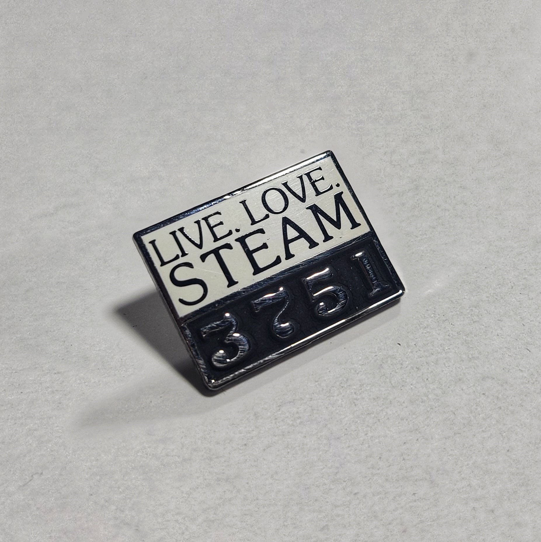 LIVE, LOVE, Steam Lapel Pin