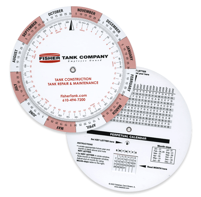 6" Scheduling Calculator and Calendar