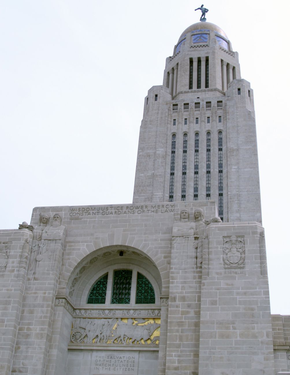 Nebraska State Capitol in Lincoln, NE