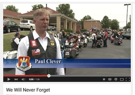 Video about the final tribute for TSgt Louis Clever