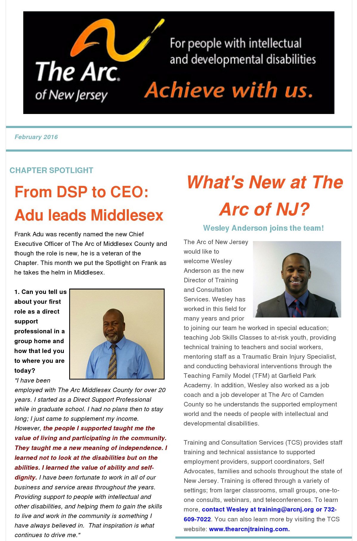 February E-Newsletter