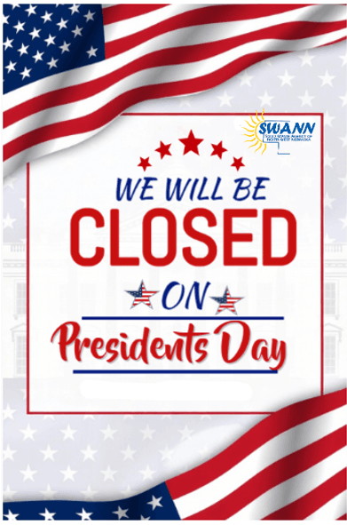 SWANN's Holiday Closure