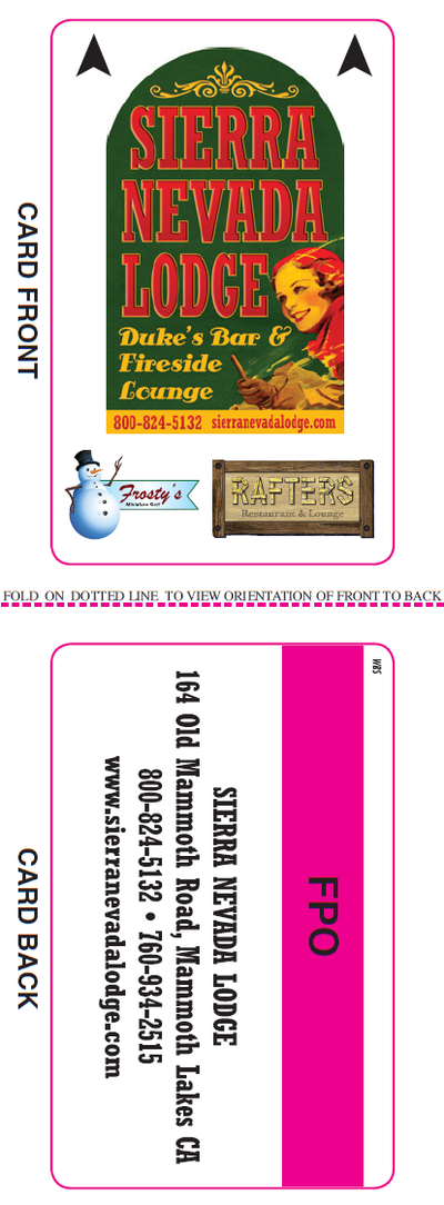 Room Keys, Key Cards