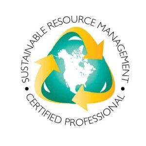 Sustainable Resource Management Certified Professional logo.