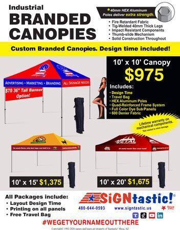 Custom Branded Canopies