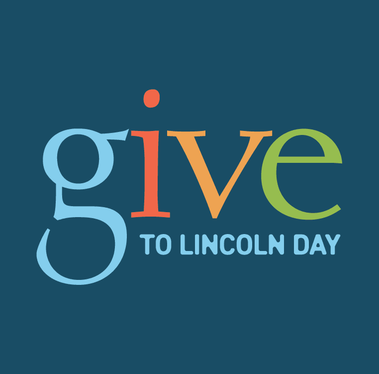 text image says Give to Lincoln Day