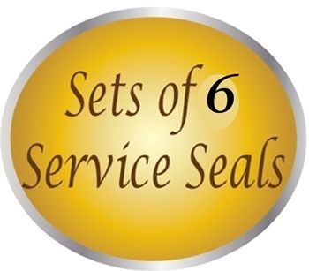  Carved Plaques of the Official Seals of the Six Armed Forces, Navy, Marines, Air Force, Space Force, Army, and Coast Guard 