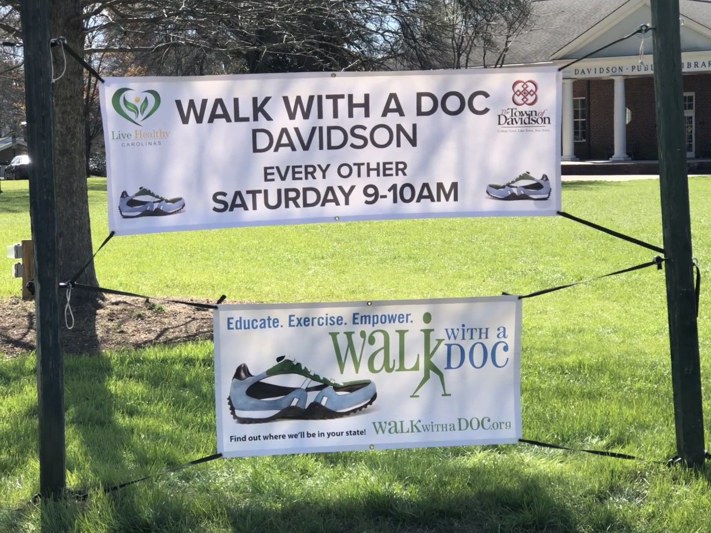 Inaugural Walk With A Doc - Davidson