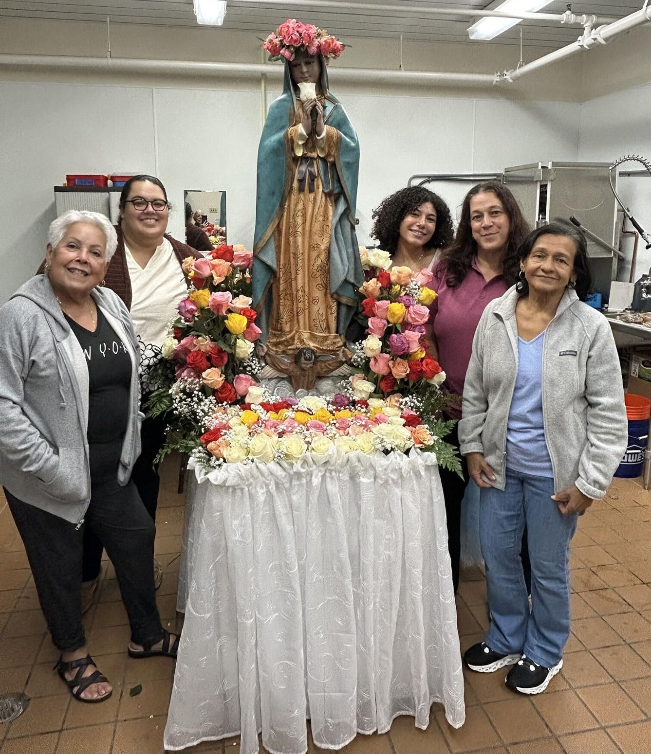 Faithful honor Our Lady of Guadalupe