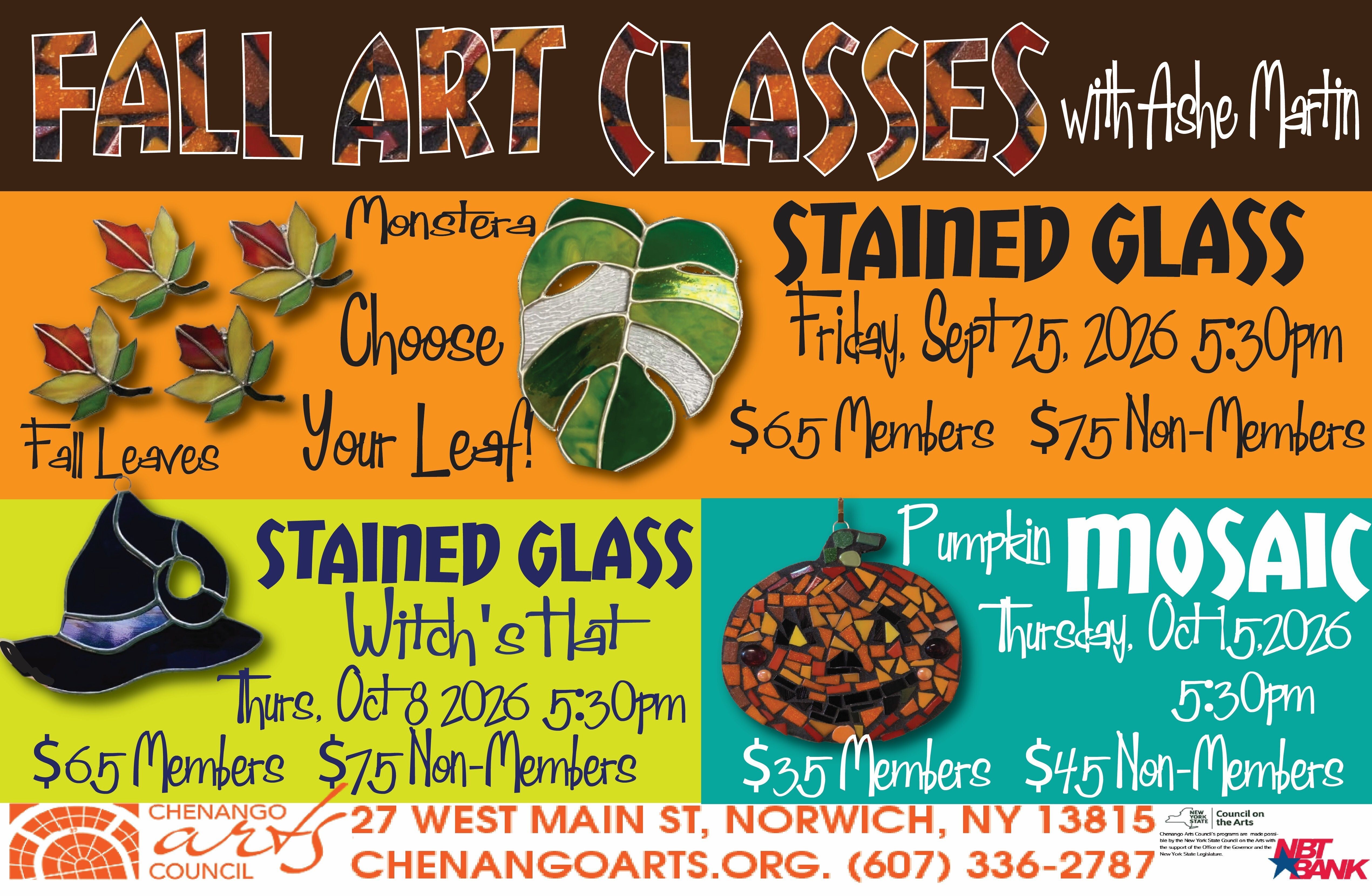 Fall Classes with Ashe Martin