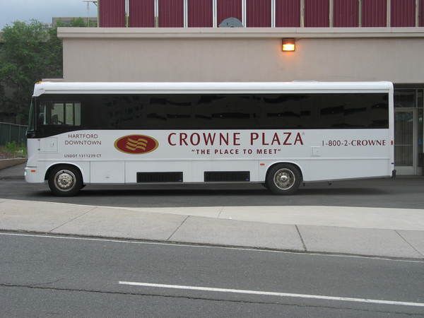Bus, 49 Passanger, Lettering and Client Logo with Graphic Decal