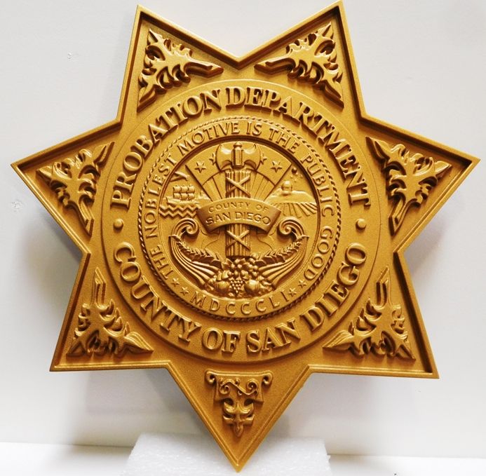 CC7195 - Sheriff's Badge Plaque