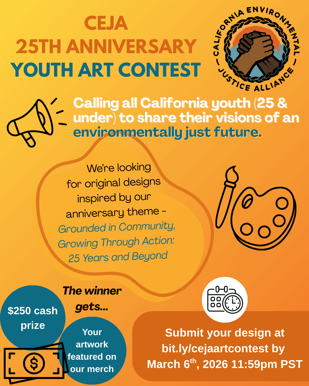 Announcing CEJA’s 25th Anniversary Youth Art Contest