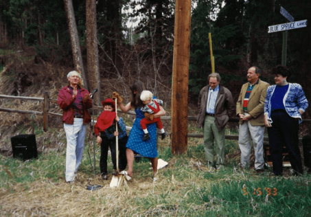Blue Spruce groundbreak at first construction site