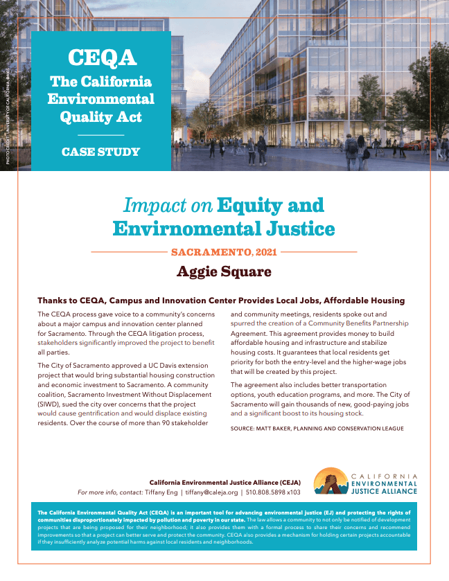 CEQA The California Environmental Quality Act [Case Study]