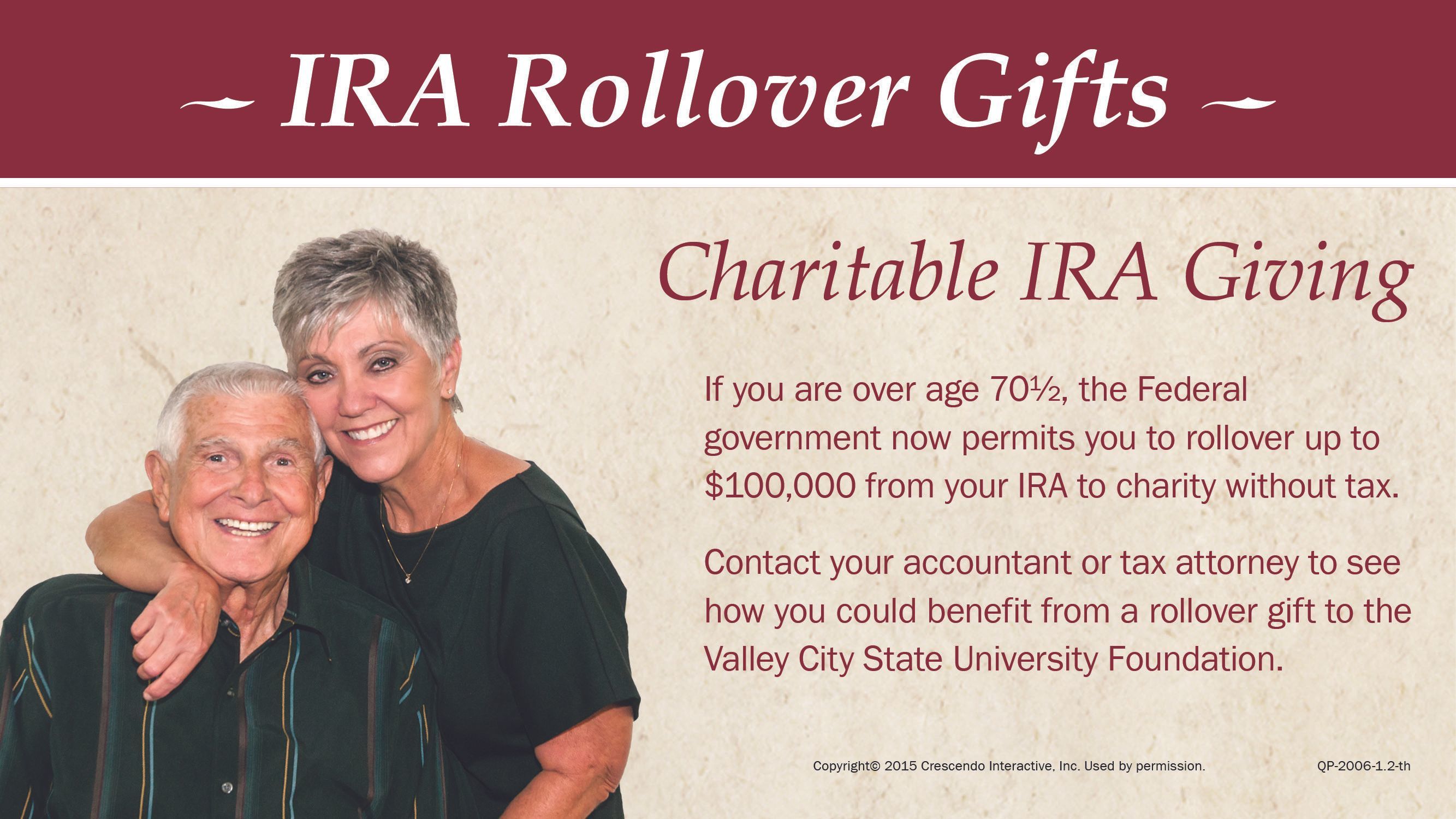 IRA Rollover Gifts