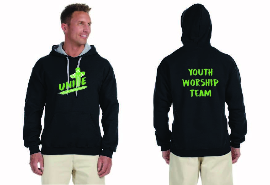 Adult Heavy Blend Contrast Hoodie (Youth Worship Team)