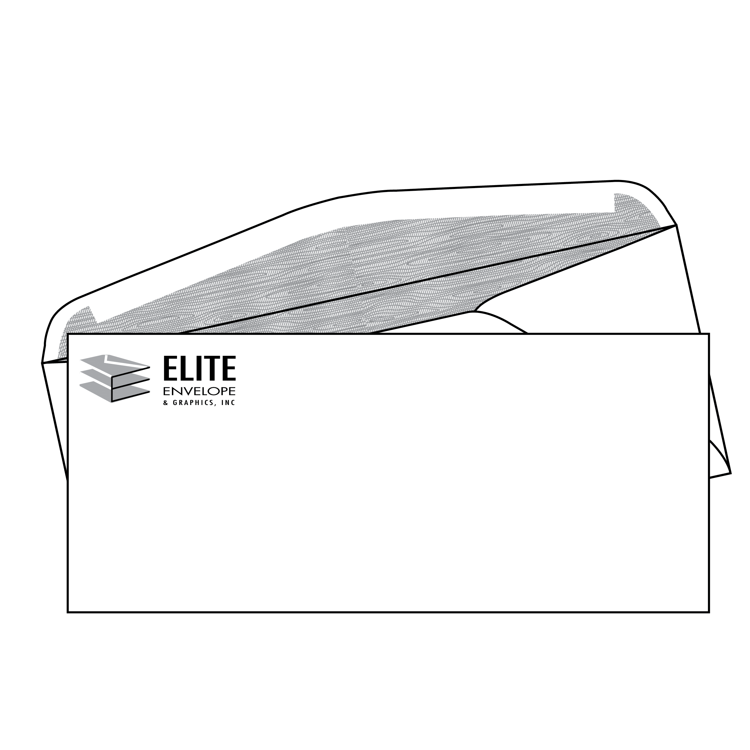 #10 Regular Envelope – Security Inside Tint 