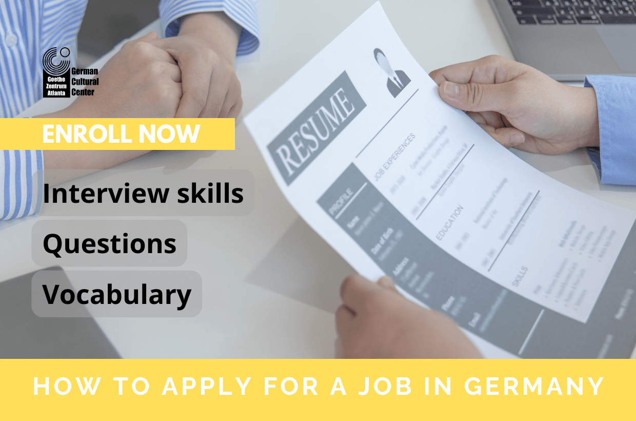 Be ready for your Job Interview in German