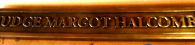 A10889A - Bronze-plated Name Plaque for a Judge