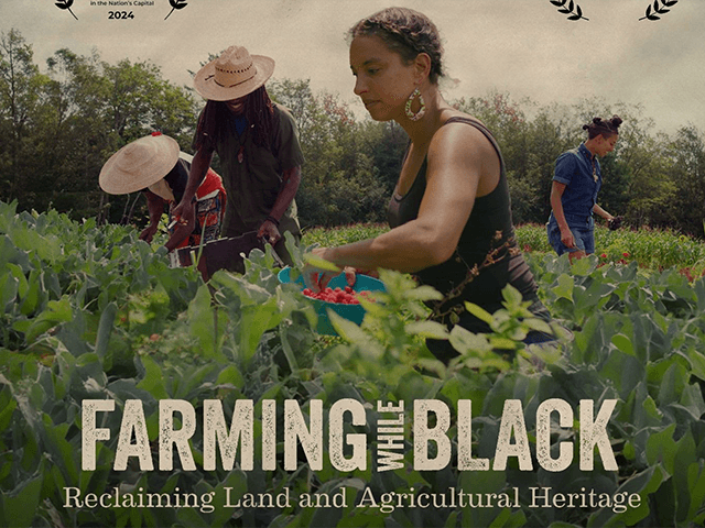 BFP co-sponsor film showing "Farming While Black"