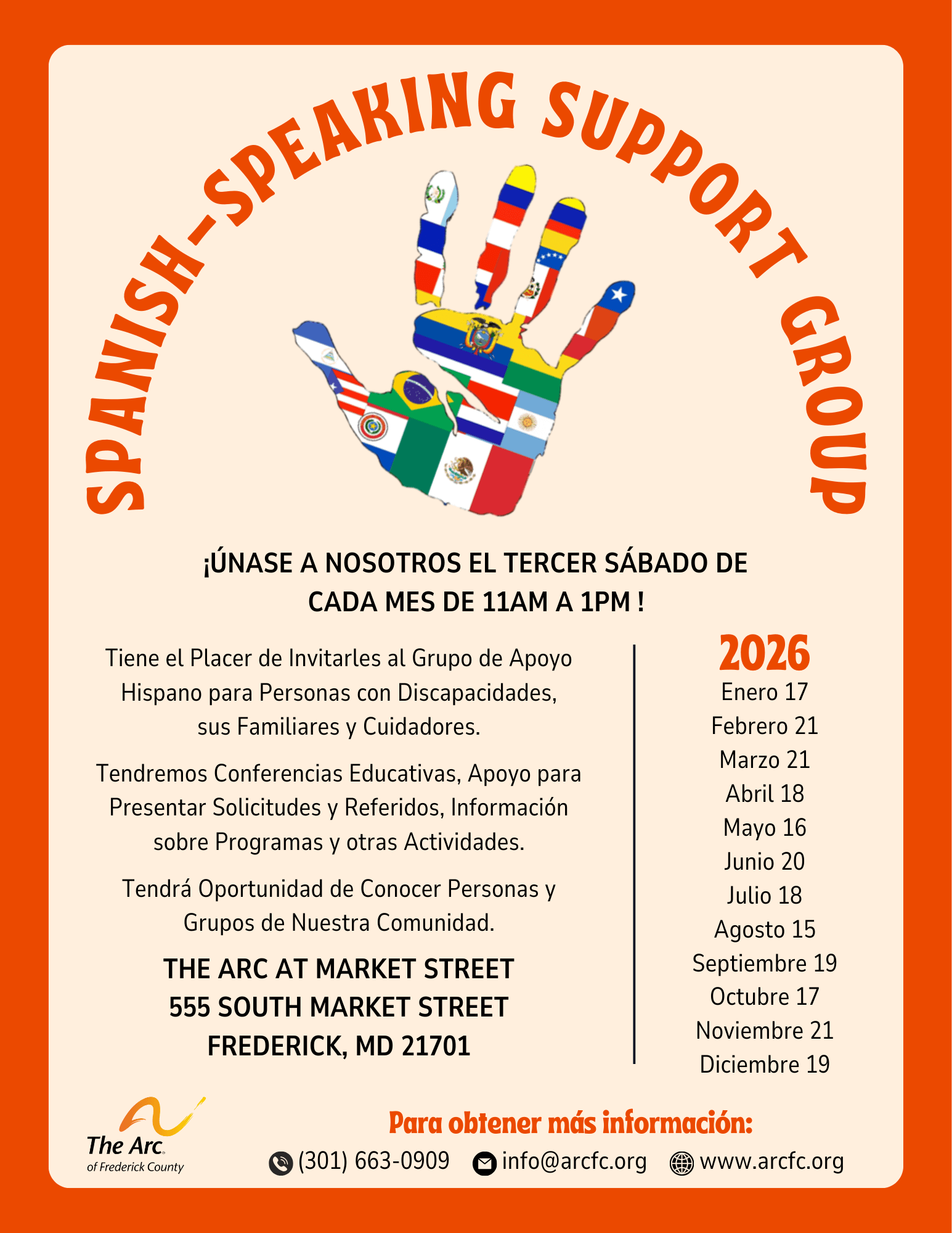 Support Group for Spanish-Speaking Families (PDF)