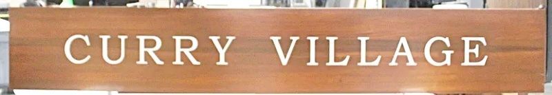 G16094 - Carved Wood Sign for "Curry Village"