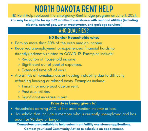 ND Rent Help Southeastern North Dakota Community Action Agency