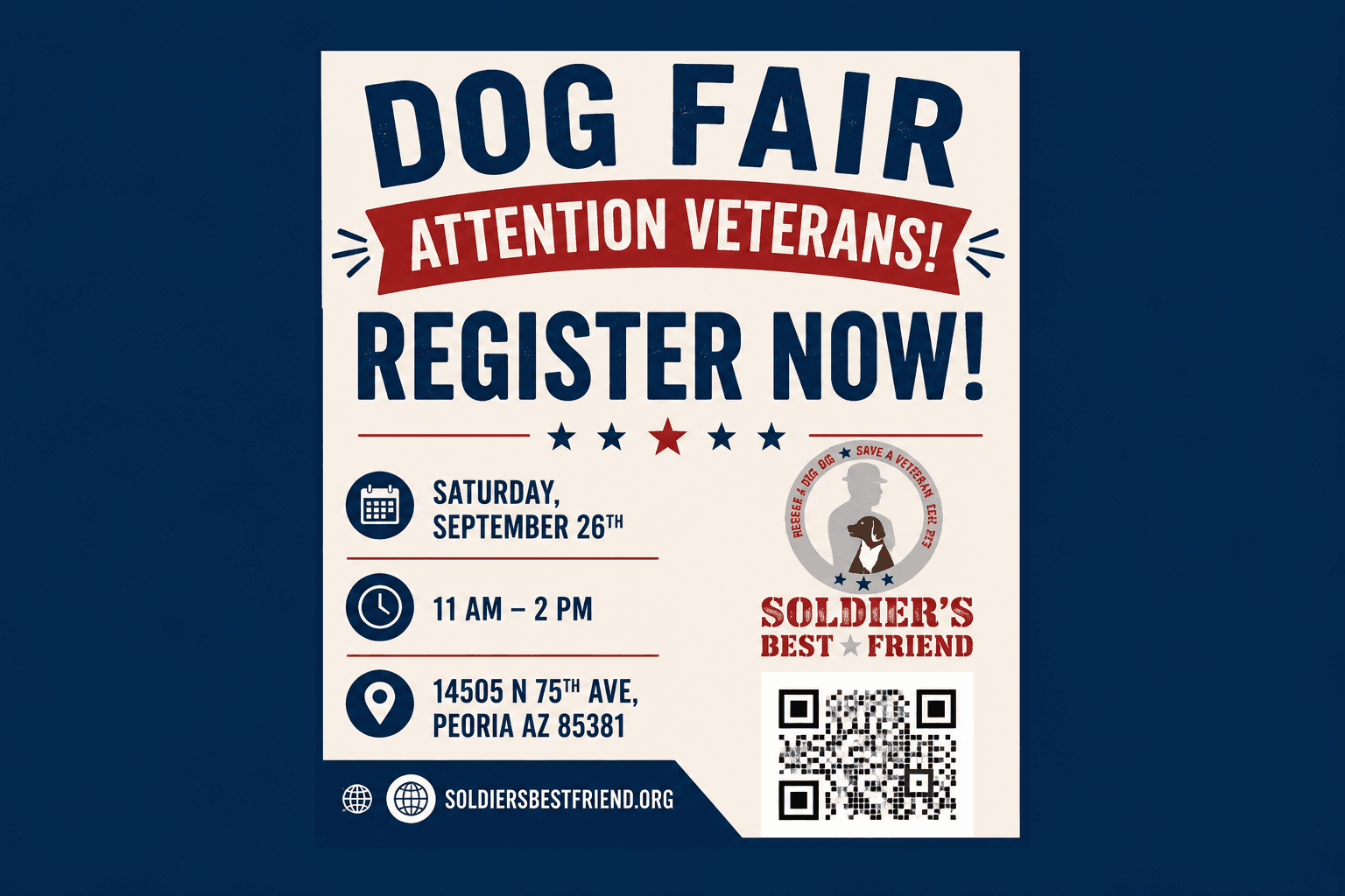 Veteran Dog Fair sponsored by Invenergy