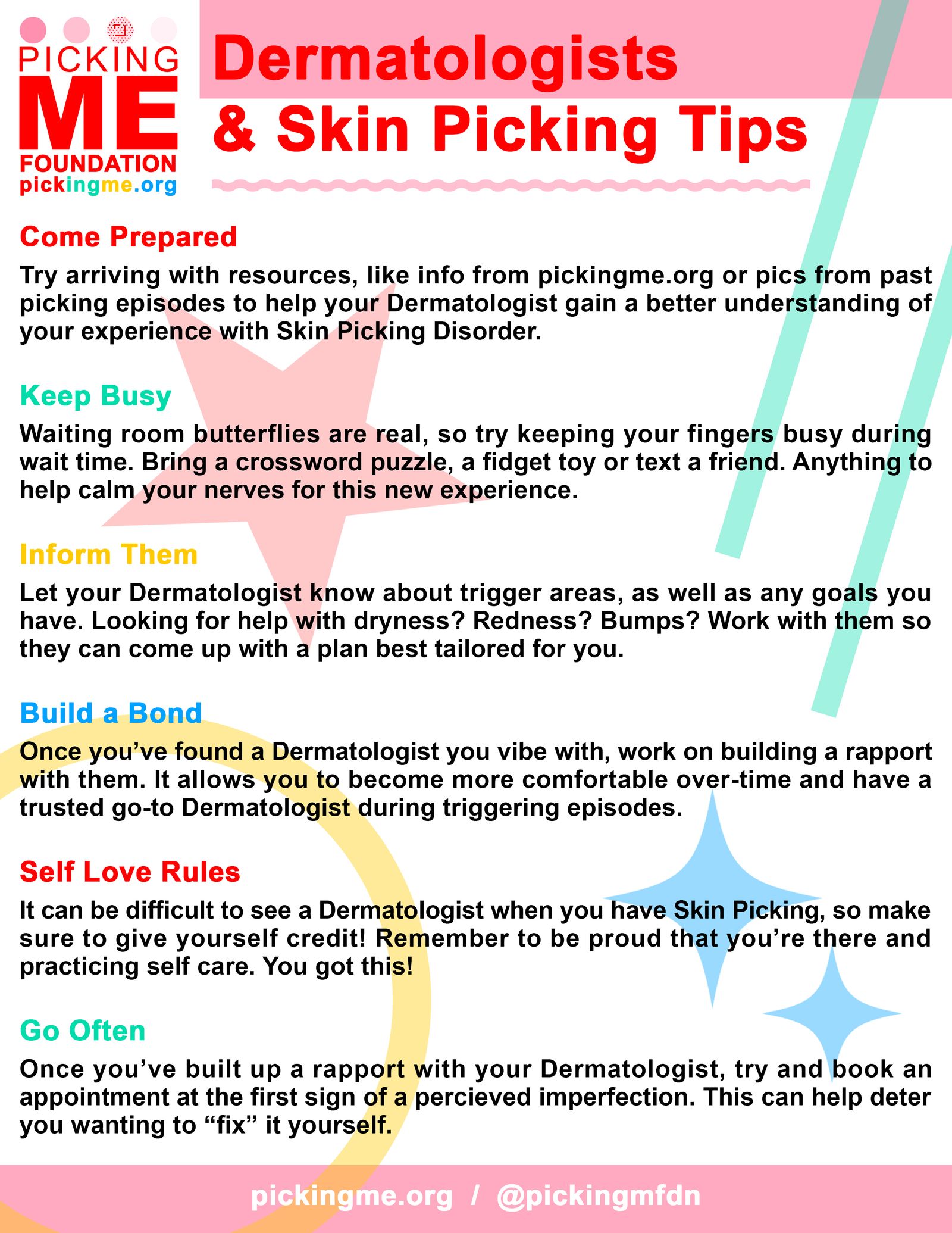 Management Tips for Skin Picking Disorder