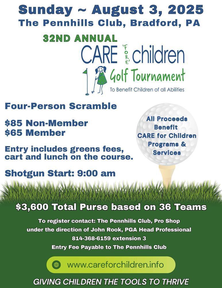 Flyer for Golf Tournament