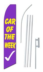 Car of the Week Swooper/Feather Flag + Pole + Ground Spike