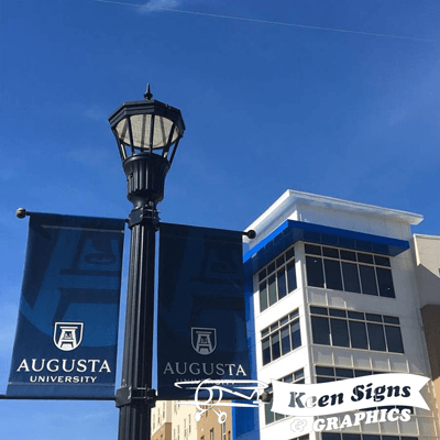 Augusta University Pole Banners 