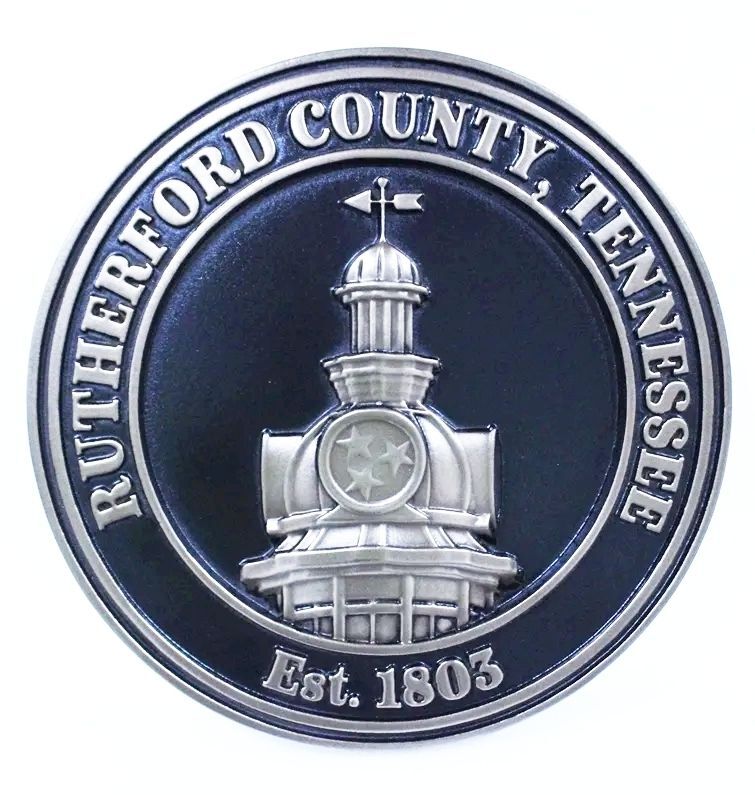 MD4312 - Seal of Rutherford County, Tennessee