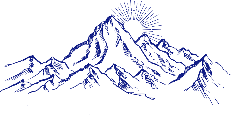 Mountain Sunrise Illustration