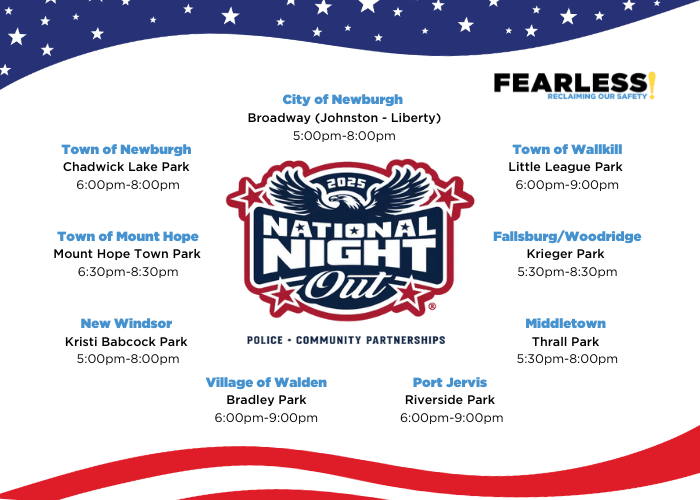 National Night Out - Tuesday August 5th
