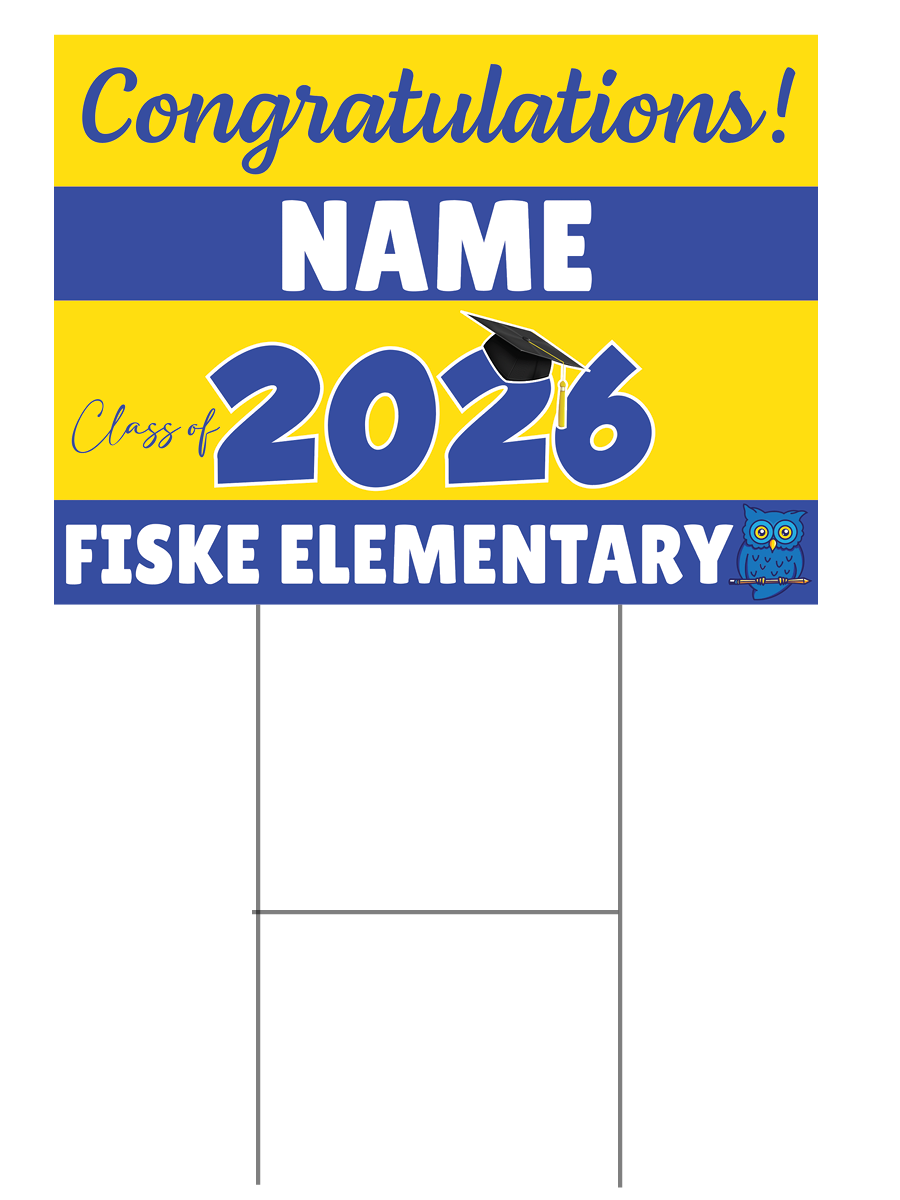 2. Fiske Yard Sign - Name Only