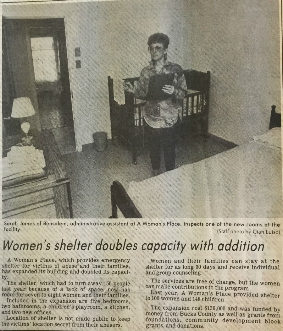 News article celebrating the new capacity at AWP's expanded shelter.