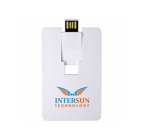 1 GB Flip Card USB 2.0 Flash Drive