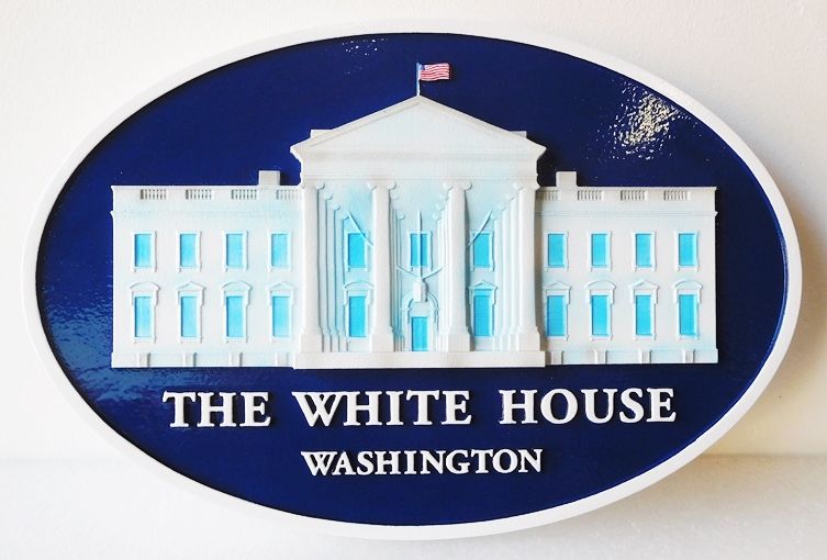 EA-3035-  Seal of the White House on Sintra Board